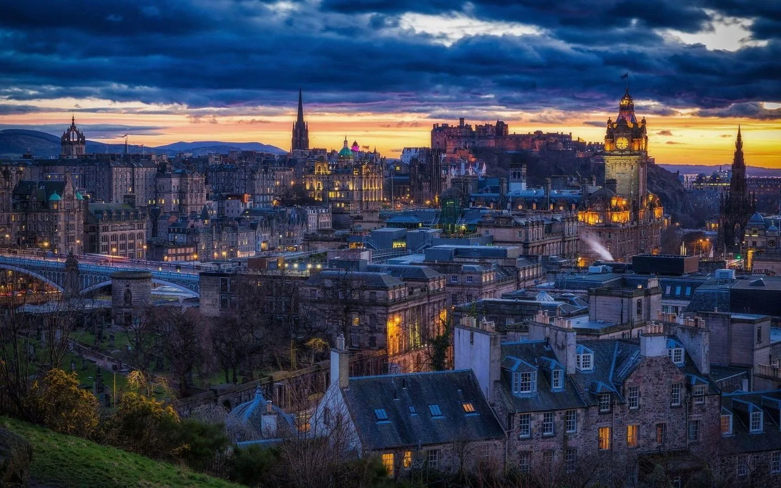 Edinburgh city skyline, Wellington Web Co. serves businesses across Edinburgh and Scotland